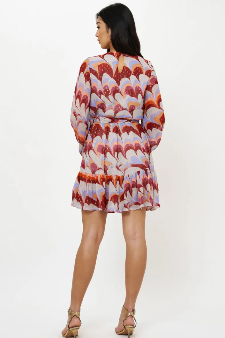 Flirty Short Dress- Venice Cognac