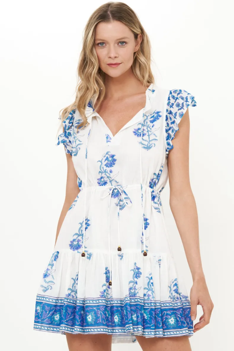 Cinched Flirty Short- Salvia Blue