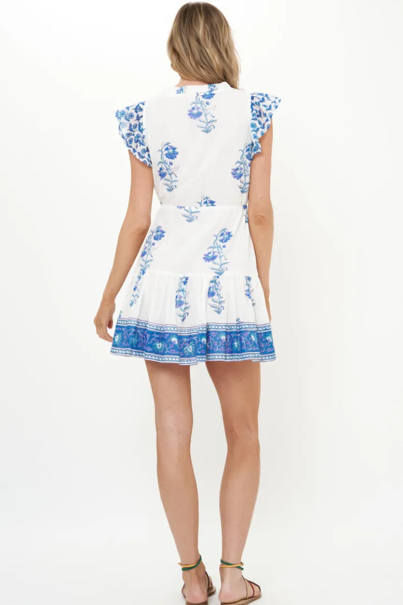 Cinched Flirty Short- Salvia Blue