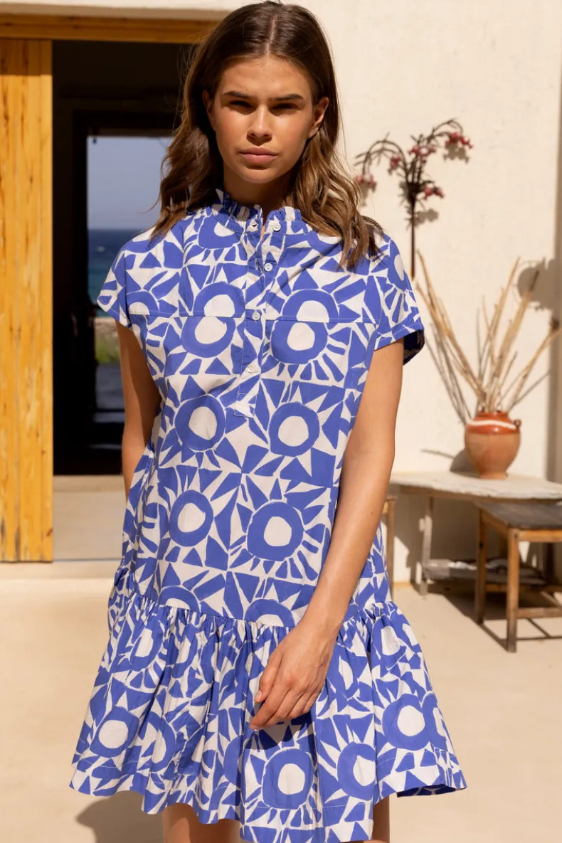 Cap Sleeve Mini- Eclipse Blue