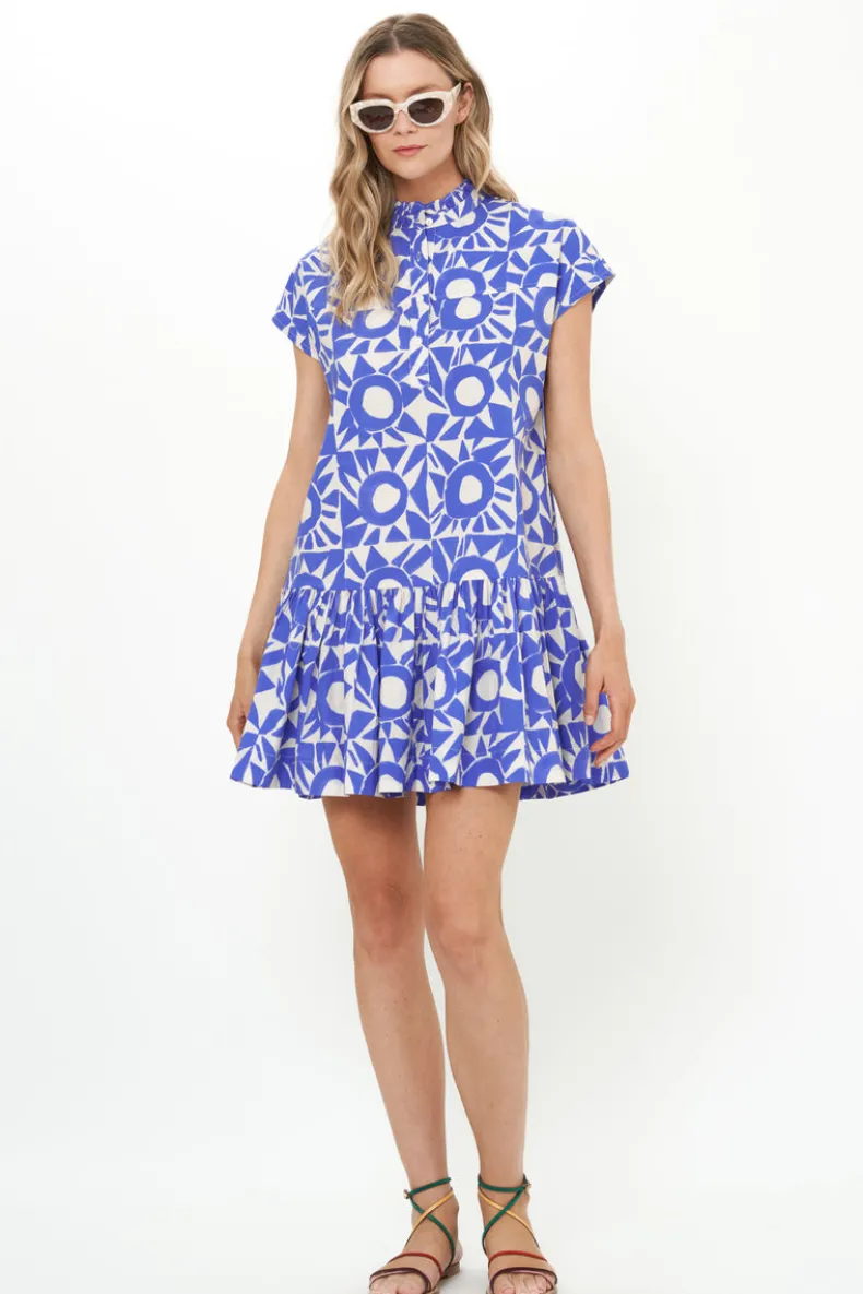 Cap Sleeve Mini- Eclipse Blue