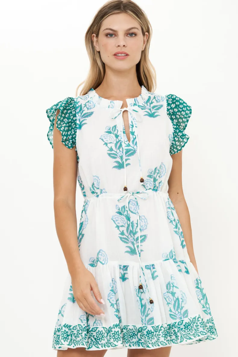 Cinched Flirty Short- Salvia Green