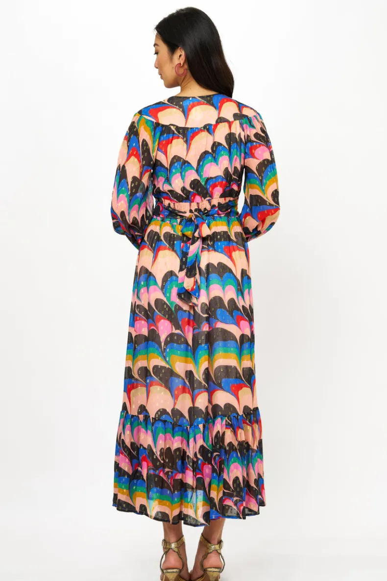 Tie Back Maxi- Venice Blue