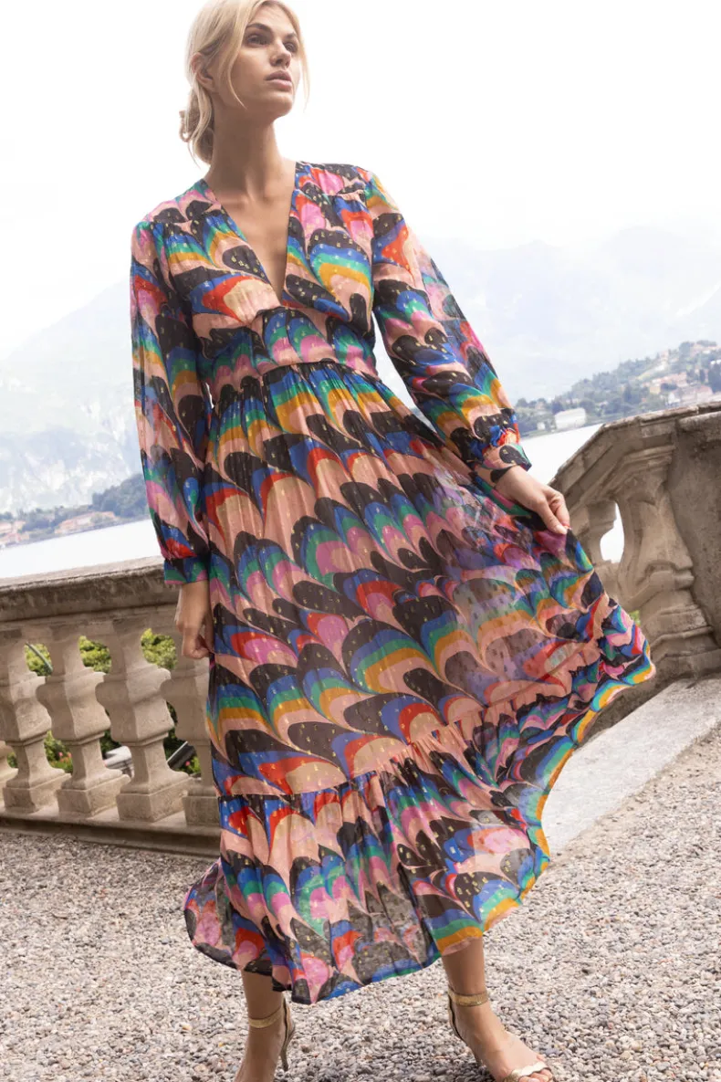 Tie Back Maxi- Venice Blue