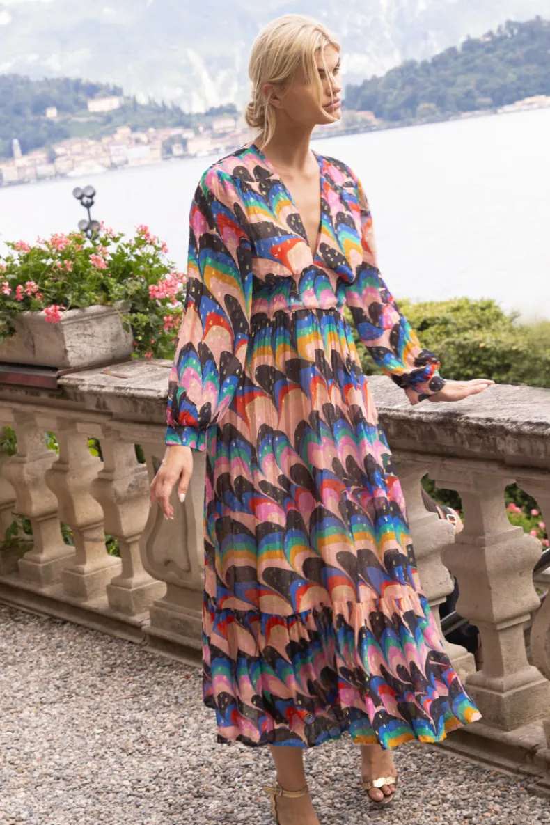 Tie Back Maxi- Venice Blue