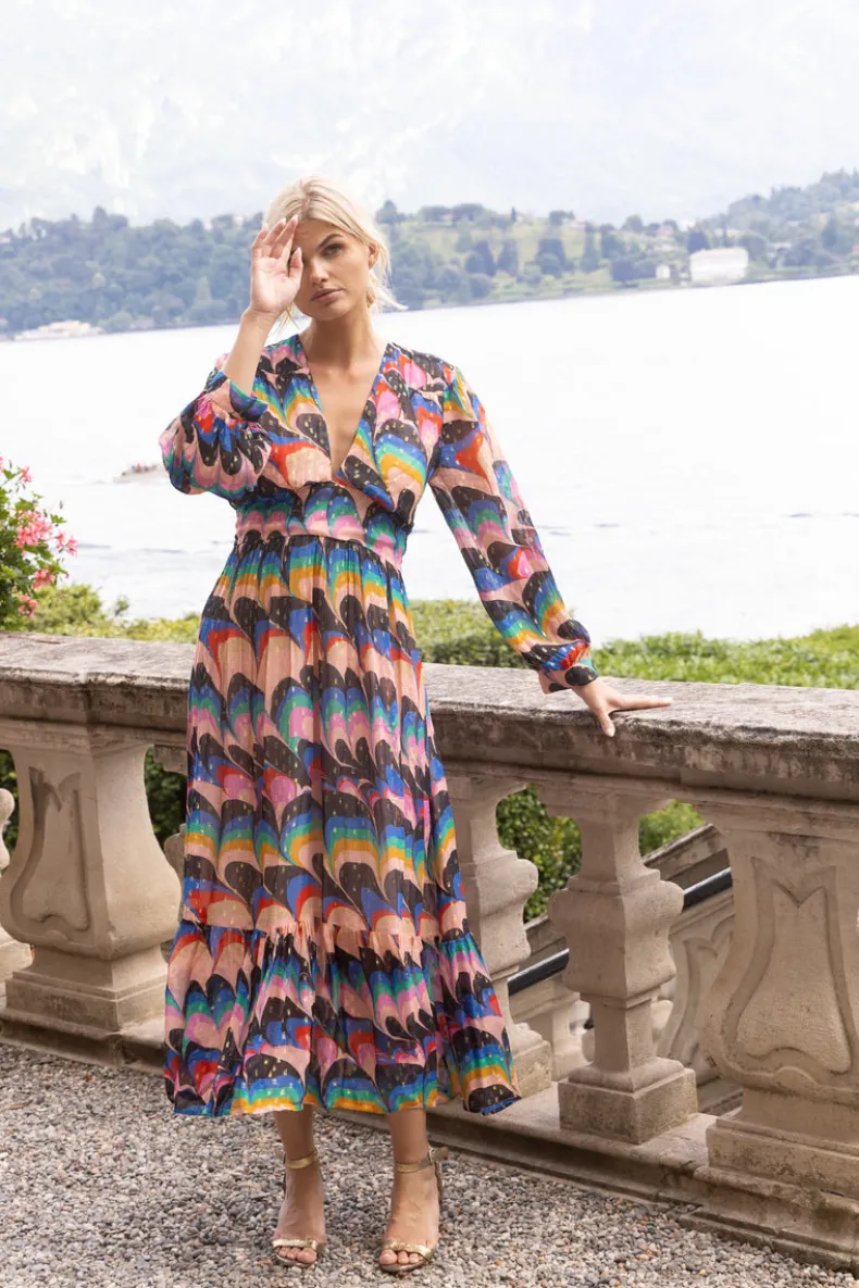 Tie Back Maxi- Venice Blue
