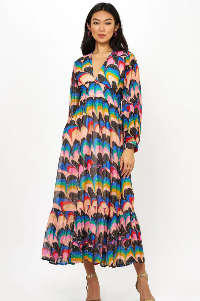 Tie Back Maxi- Venice Blue