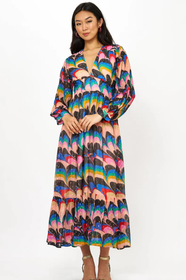 Tie Back Maxi- Venice Blue