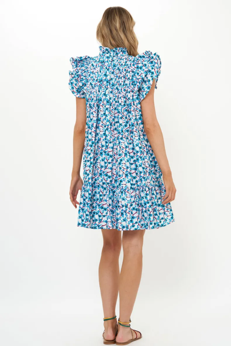 Pintuck Ruffle Mini- Lingon Wine