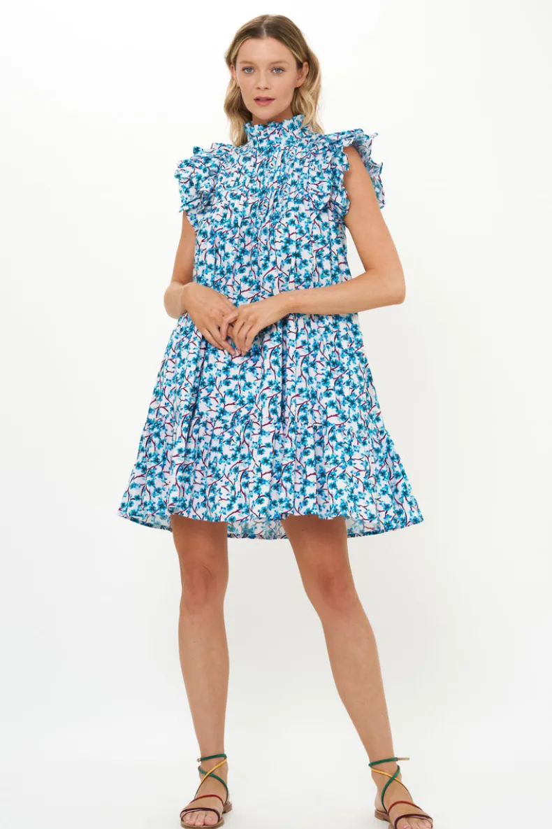 Pintuck Ruffle Mini- Lingon Wine