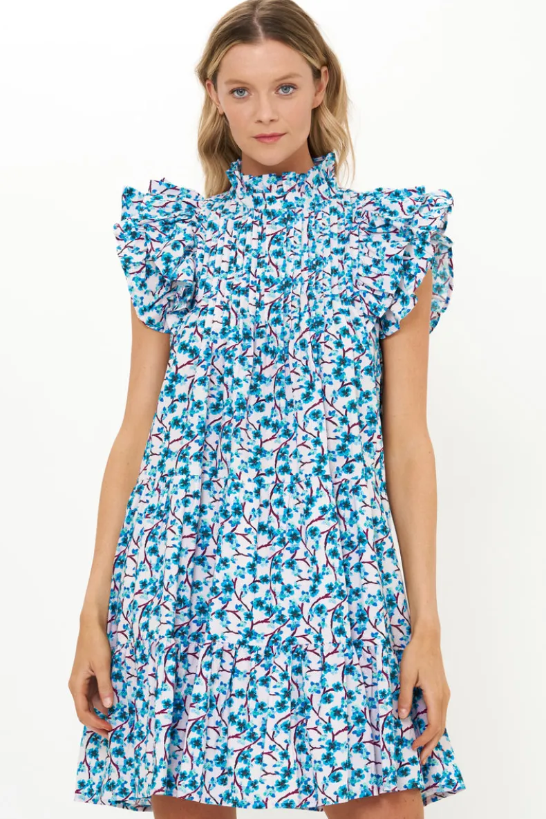 Pintuck Ruffle Mini- Lingon Wine