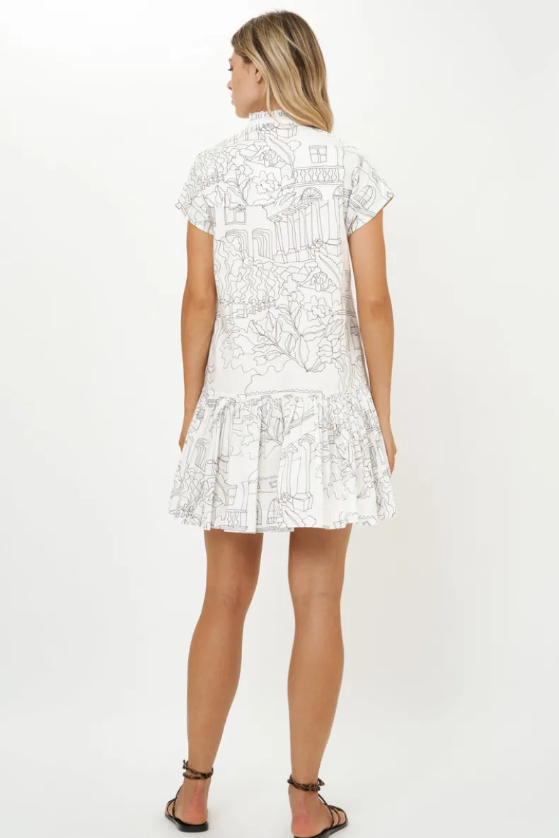 Cap Sleeve Mini- Roma White