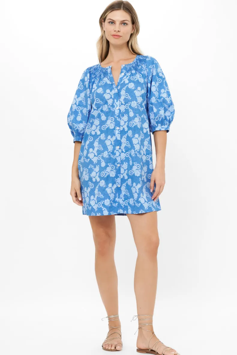 Embroidered Button Mini- Pretoria Navy