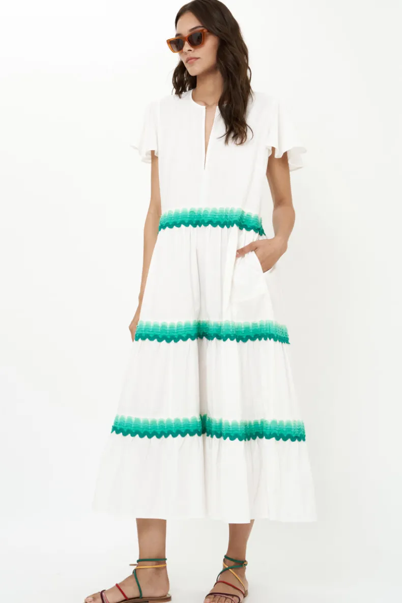 V-Neck Maxi- Pacifica Aqua