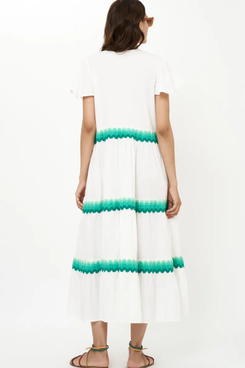 V-Neck Maxi- Pacifica Aqua