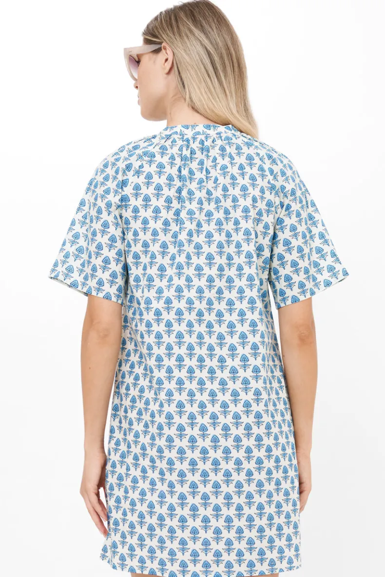 Pocket Dress- Provence Blue
