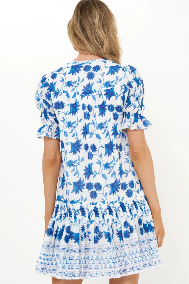 Smocked Drop Mini- Marion Blue